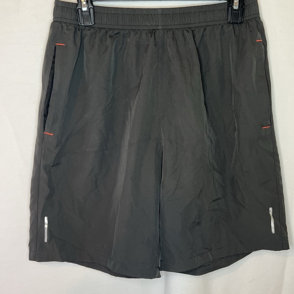 Activewear Mens Size M Charcoal Gray Athletic Shorts Lightweight Stretch
